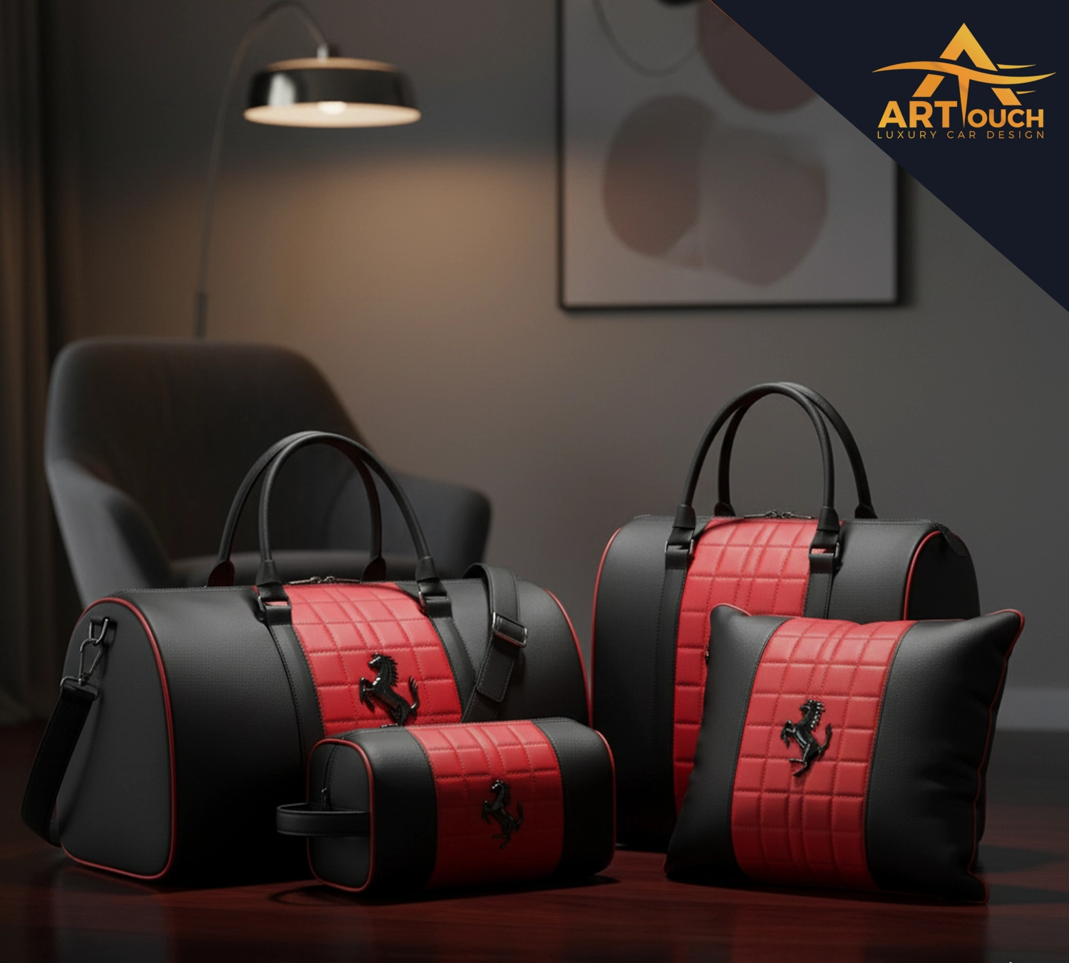 Luxury Ferrari Travel Duffel